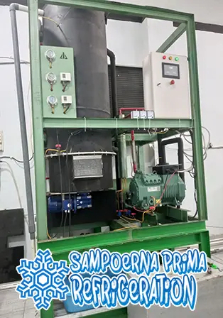 Mesin es tube kapasitas 3 Ton produksi Sampoerna Prima Refrigeration