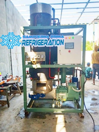 Mesin es tube kapasitas 2 ton produksi Sampoerna Prima Refrigeration